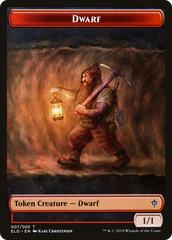 Soldier (UMA) // Dwarf (ELD) Double-Sided Token [The List] | Anubis Games and Hobby