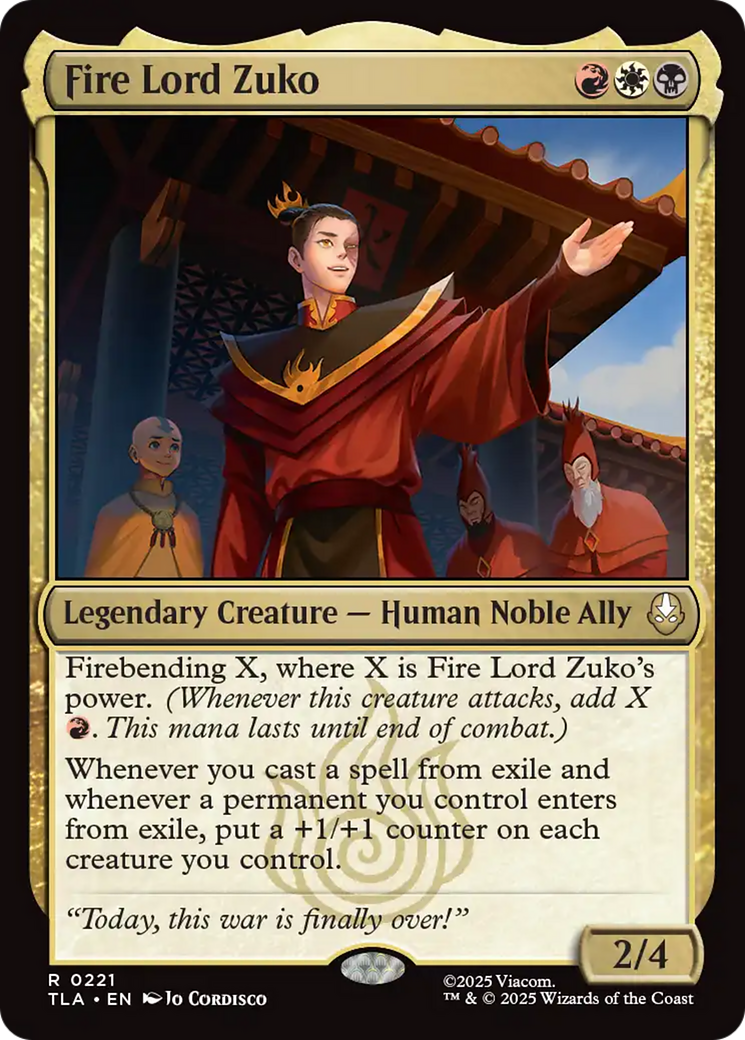 Fire Lord Zuko [Avatar: The Last Airbender] | Anubis Games and Hobby