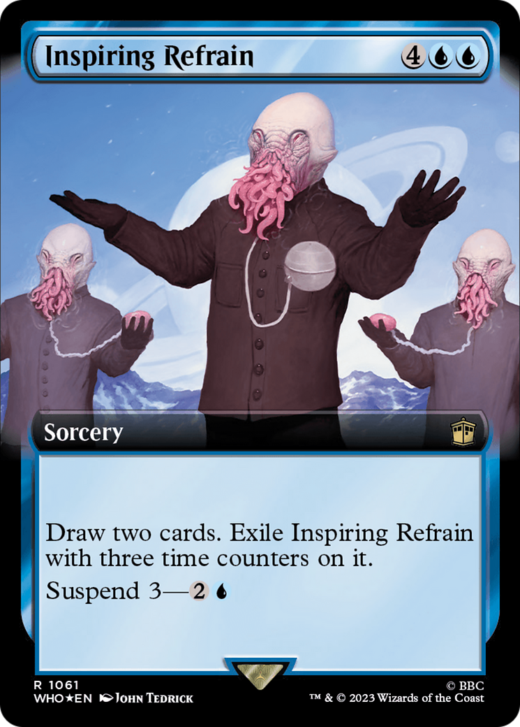 Inspiring Refrain (Extended Art) (Surge Foil) [Doctor Who] | Anubis Games and Hobby