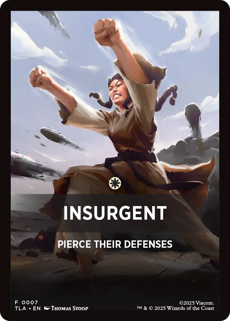 Insurgent Theme Card [Avatar: The Last Airbender Tokens] | Anubis Games and Hobby