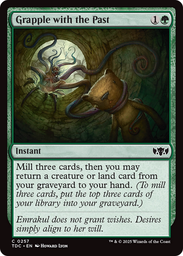 Grapple with the Past [Tarkir: Dragonstorm Commander] | Anubis Games and Hobby