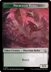 Treasure (21) // Phyrexian Hydra (11) Double-Sided Token [March of the Machine Tokens] | Anubis Games and Hobby