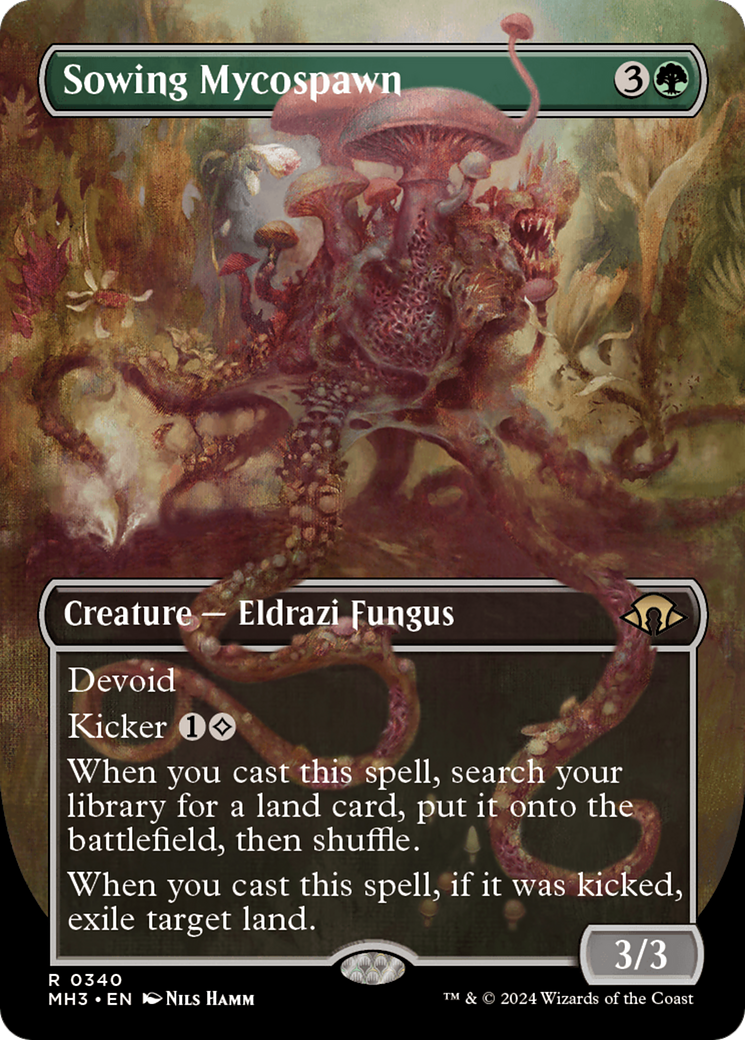 Sowing Mycospawn (Borderless) [Modern Horizons 3] | Anubis Games and Hobby