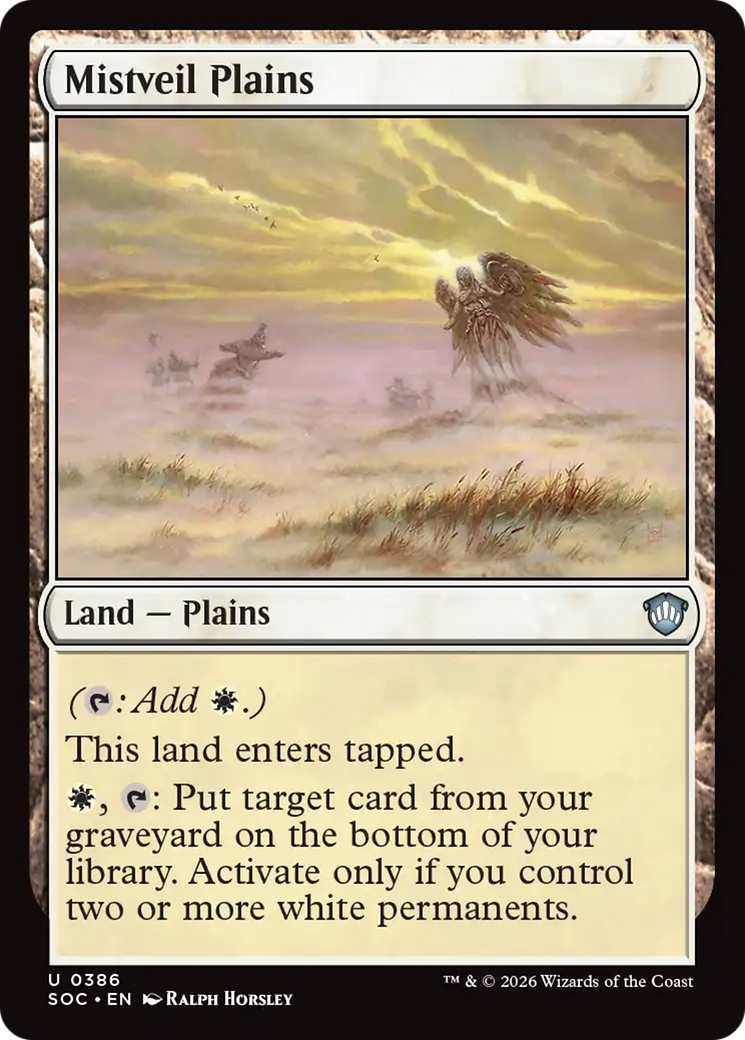 Mistveil Plains [Secrets of Strixhaven Commander] | Anubis Games and Hobby