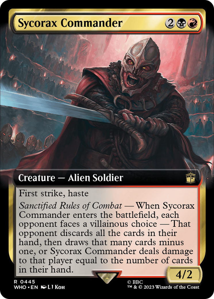 Sycorax Commander (Extended Art) [Doctor Who] | Anubis Games and Hobby