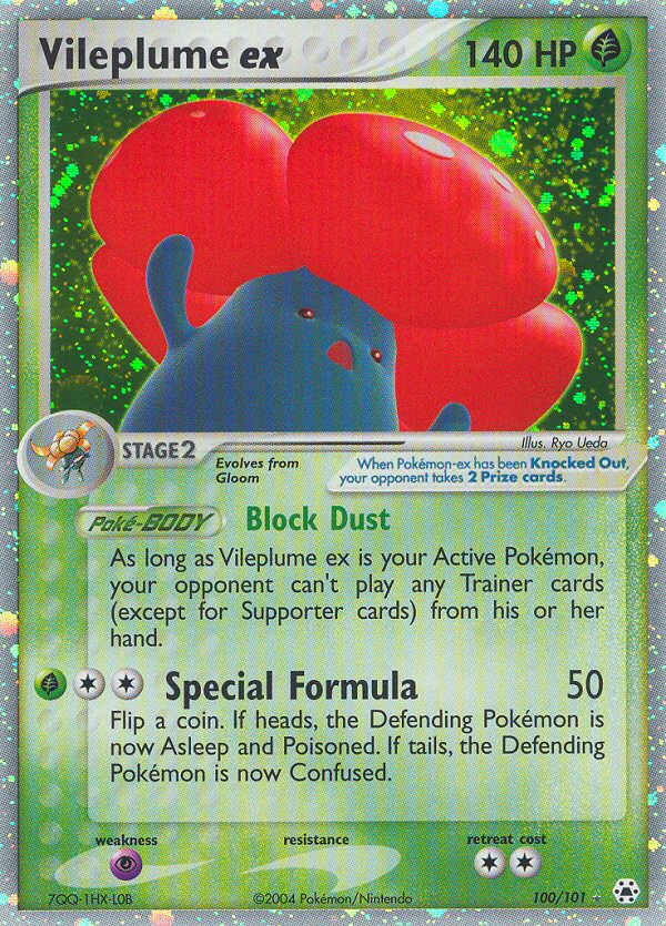 Vileplume ex (100/101) [EX: Hidden Legends] | Anubis Games and Hobby