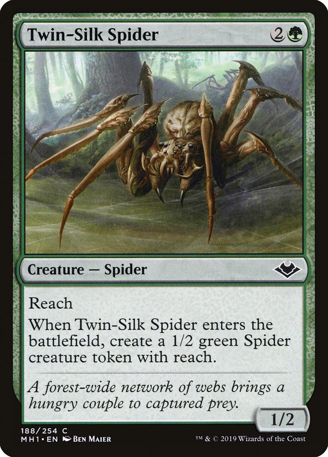 Twin-Silk Spider [Modern Horizons] | Anubis Games and Hobby