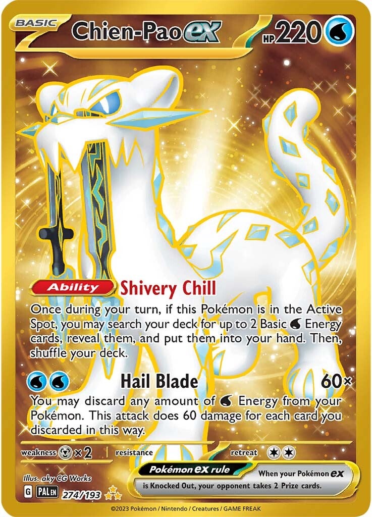 Chien-Pao ex (274/193) [Scarlet & Violet: Paldea Evolved] | Anubis Games and Hobby