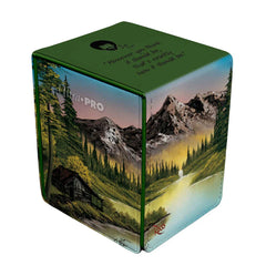 Alcove Flip Deckbox: Bob Ross - Mountain Retreat | Anubis Games and Hobby