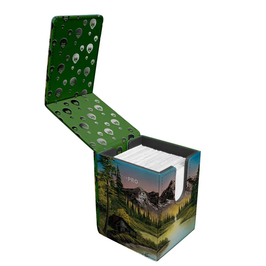 Alcove Flip Deckbox: Bob Ross - Mountain Retreat | Anubis Games and Hobby