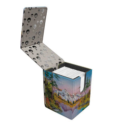 Alcove Flip Deckbox: Bob Ross - Mighty Mountain Lake | Anubis Games and Hobby