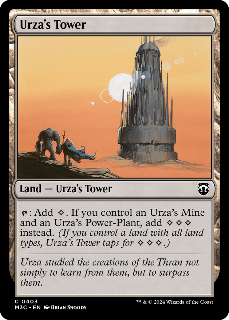 Urza's Tower (Ripple Foil) [Modern Horizons 3 Commander] | Anubis Games and Hobby