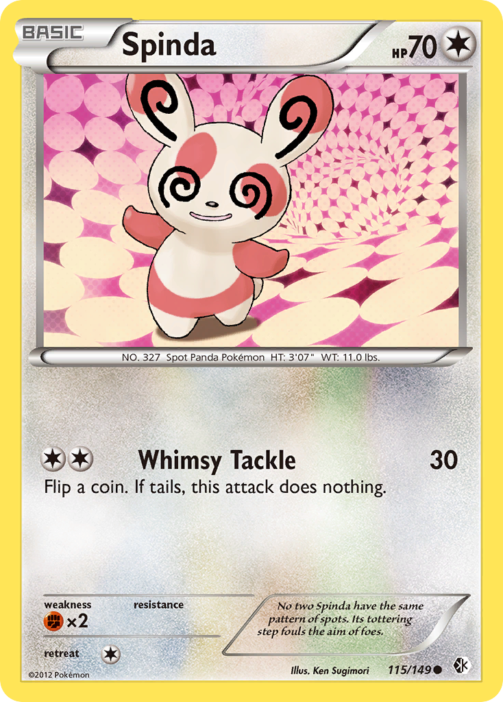 Spinda (115/149) [Black & White: Boundaries Crossed] | Anubis Games and Hobby