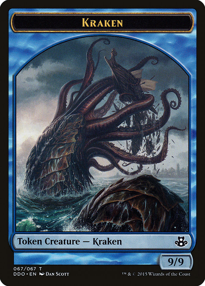 Kraken Token [Duel Decks: Elspeth vs. Kiora] | Anubis Games and Hobby