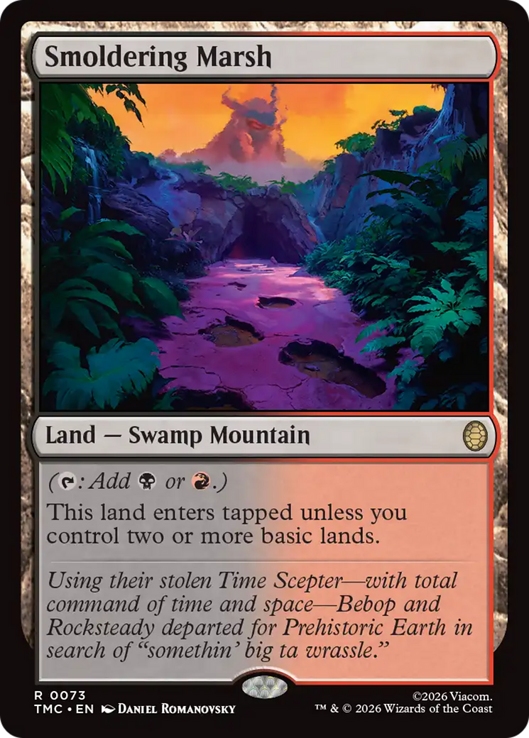 Smoldering Marsh [Teenage Mutant Ninja Turtles Commander] | Anubis Games and Hobby