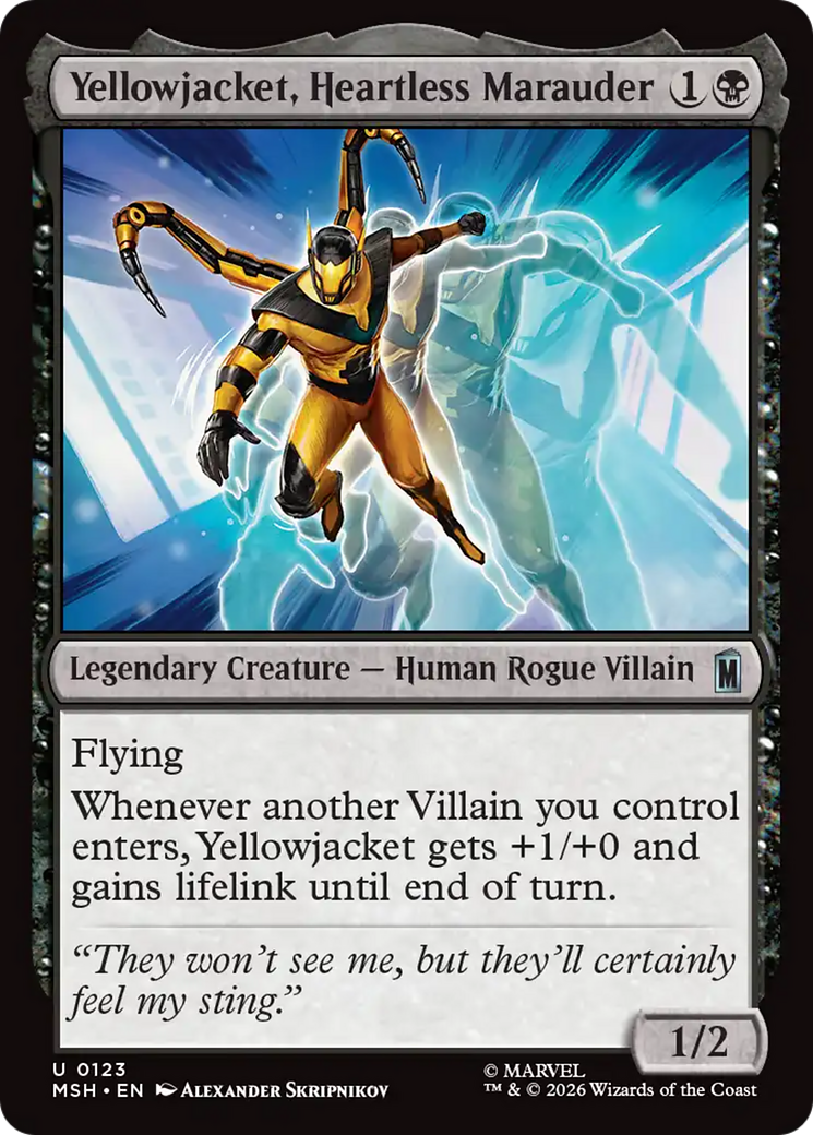 Yellowjacket, Heartless Marauder [Marvel Super Heroes] | Anubis Games and Hobby