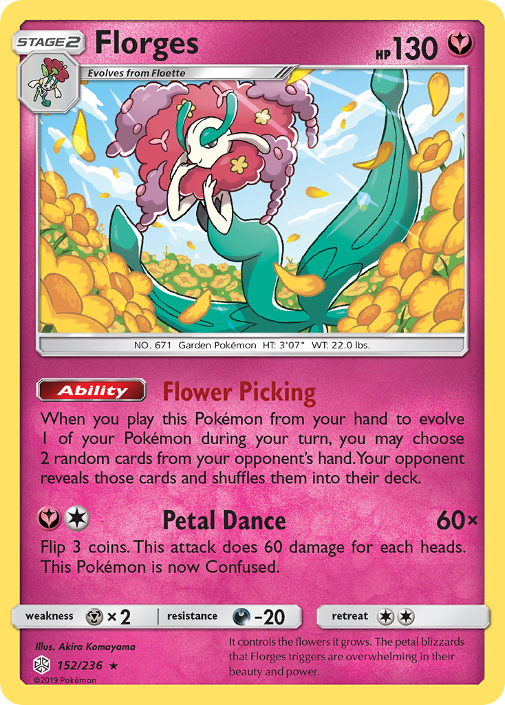 Florges (152/236) [Sun & Moon: Cosmic Eclipse] | Anubis Games and Hobby