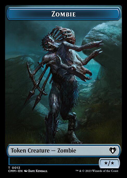 Human Soldier // Zombie (0013) Double-Sided Token [Commander Masters Tokens] | Anubis Games and Hobby