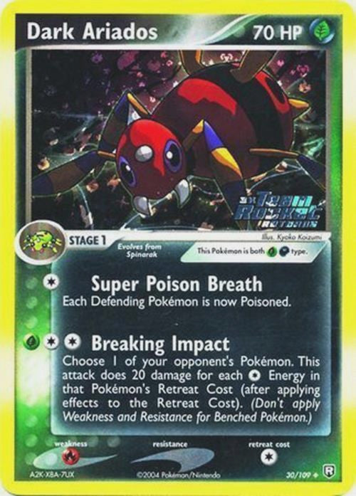 Dark Ariados (30/109) (Stamped) [EX: Team Rocket Returns] | Anubis Games and Hobby