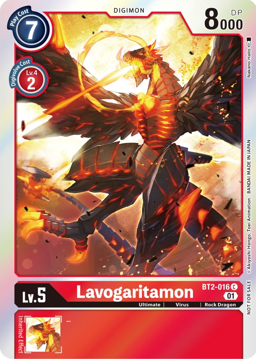 Lavogaritamon [BT2-016] (ST-11 Special Entry Pack) [Release Special Booster Promos] | Anubis Games and Hobby