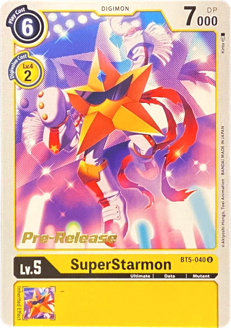 SuperStarmon [BT5-040] [Battle of Omni Pre-Release Promos] | Anubis Games and Hobby