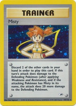 Misty (18/132) [Gym Heroes Unlimited] | Anubis Games and Hobby