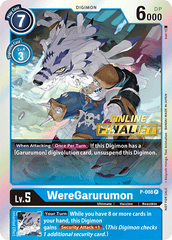 WereGarurumon [P-008] (Online Regional - Finalist) [Promotional Cards] | Anubis Games and Hobby