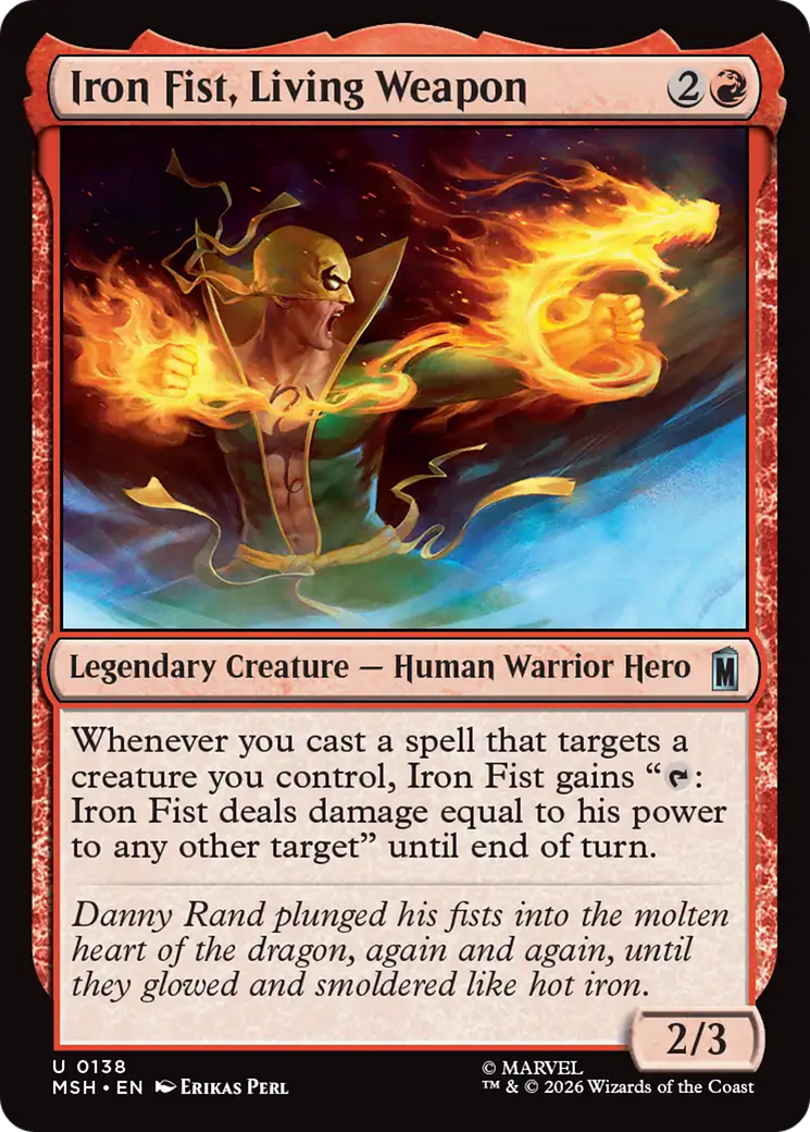 Iron Fist, Living Weapon [Marvel Super Heroes] | Anubis Games and Hobby