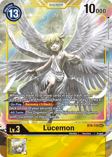 Lucemon [BT4-115] (Alternate Art) [Great Legend] | Anubis Games and Hobby