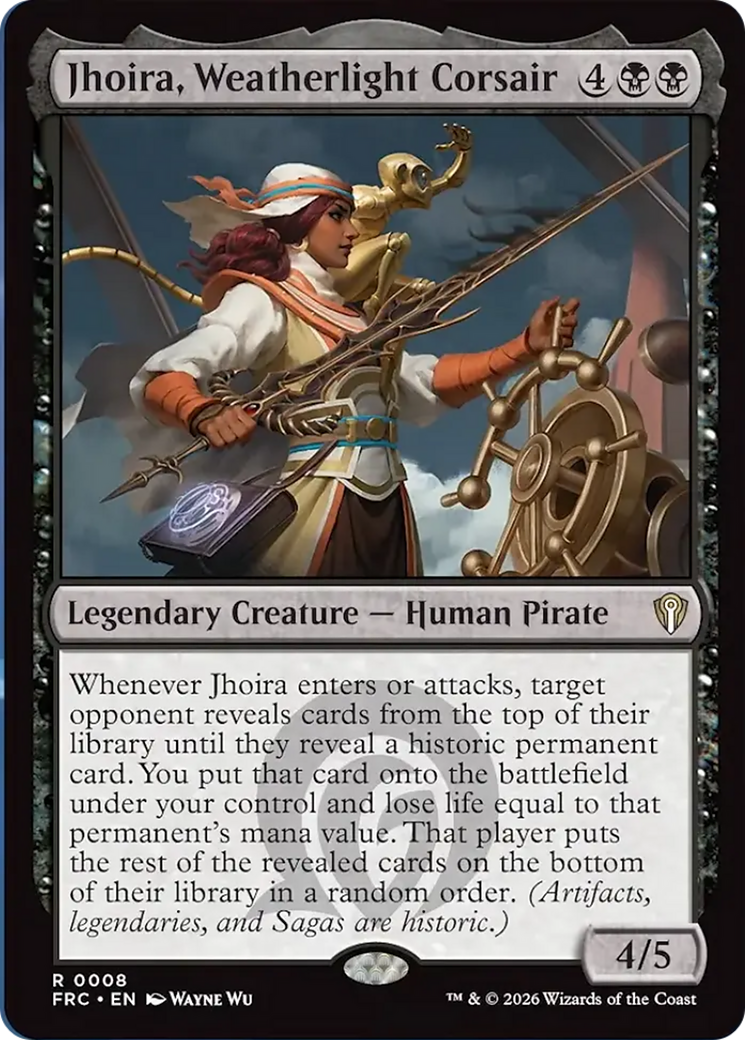 Jhoira, Weatherlight Corsair [Reality Fracture Commander] | Anubis Games and Hobby