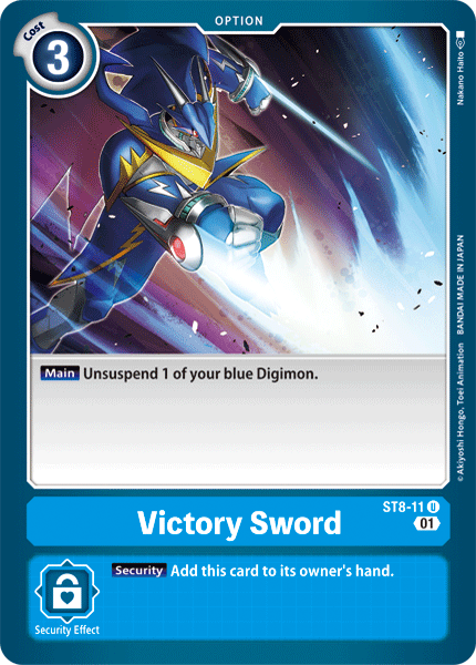 Victory Sword [ST8-11] [Starter Deck: Ulforce Veedramon] | Anubis Games and Hobby