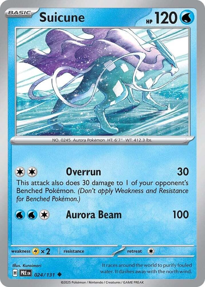 Suicune (024/131) [Scarlet & Violet: Prismatic Evolutions] | Anubis Games and Hobby