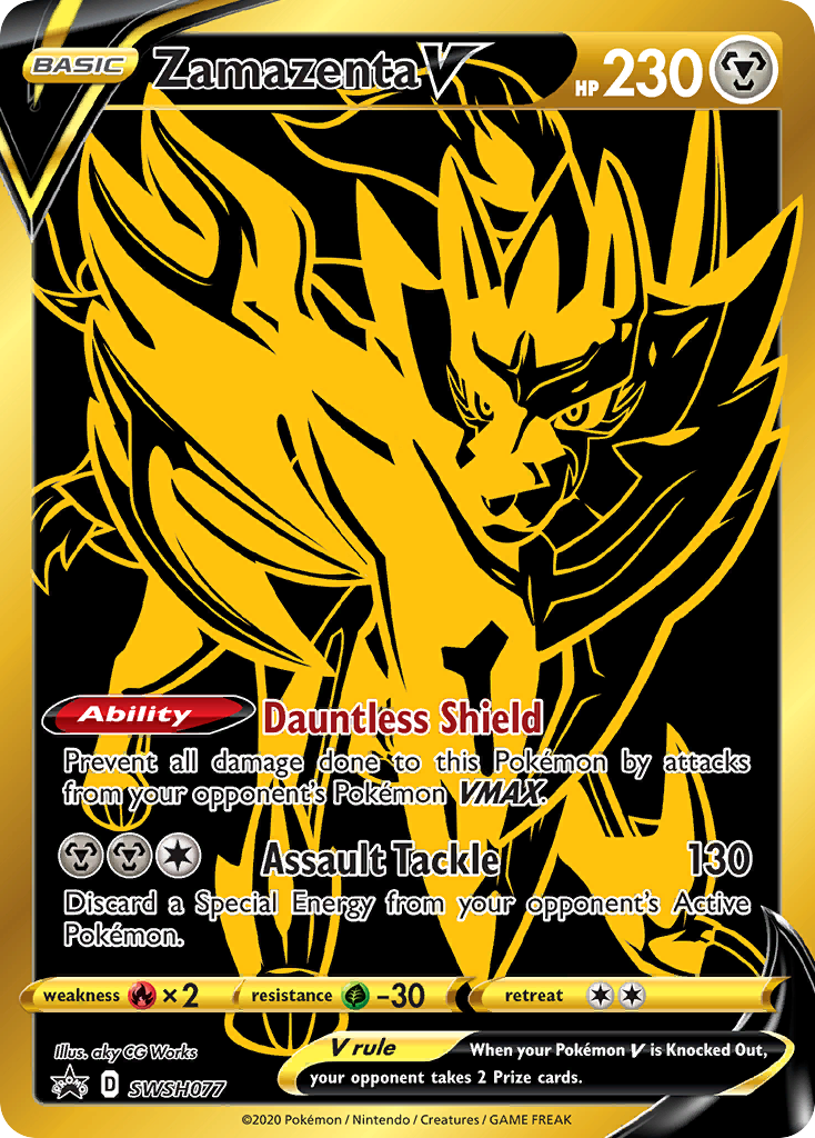 Zamazenta V (SWSH077) [Sword & Shield: Black Star Promos] | Anubis Games and Hobby