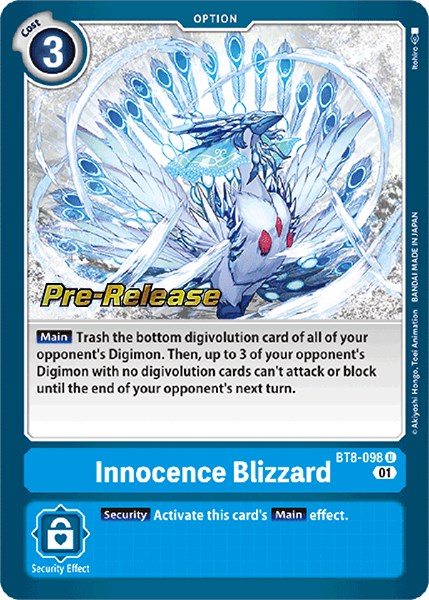 Innocence Blizzard [BT8-098] [New Awakening Pre-Release Cards] | Anubis Games and Hobby