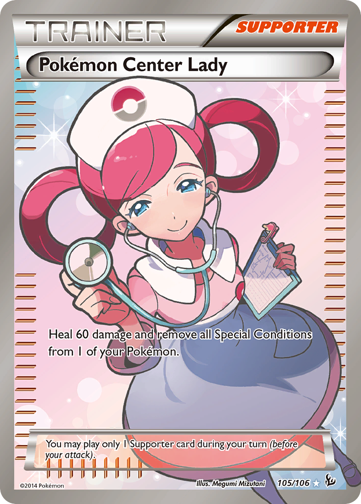 Pokemon Center Lady (105/106) [XY: Flashfire] | Anubis Games and Hobby