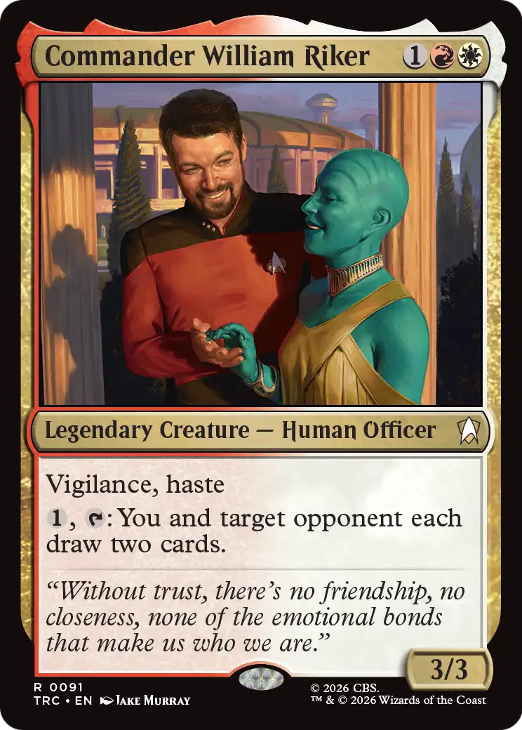 Commander William Riker [Star Trek Commander] | Anubis Games and Hobby