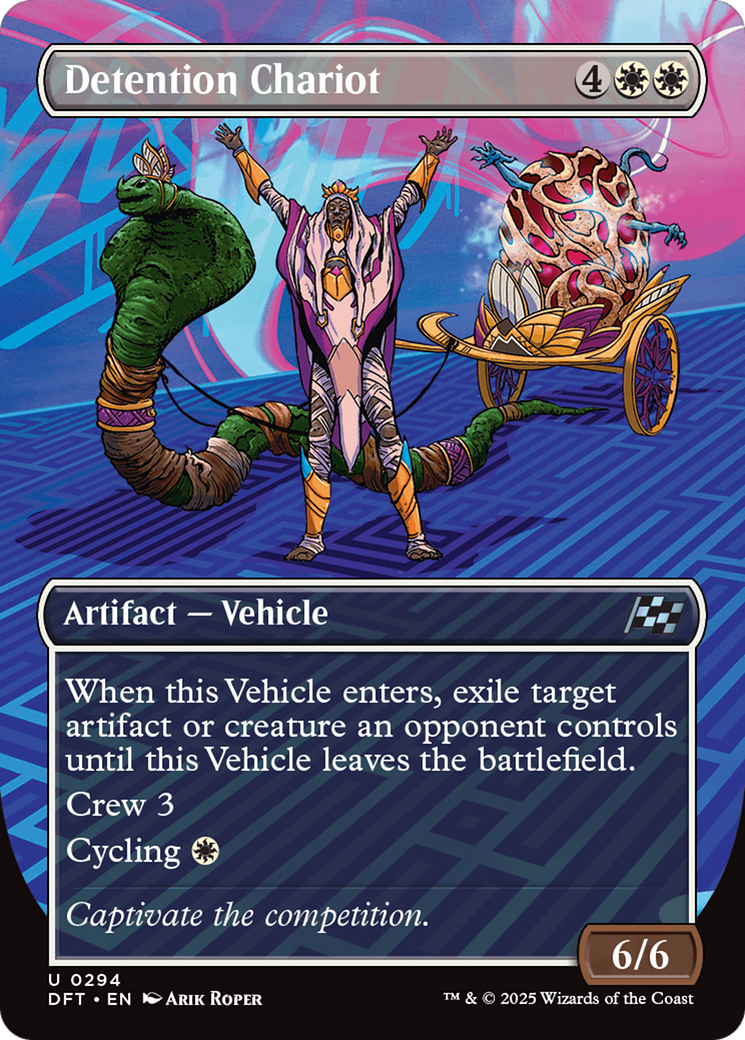 Detention Chariot (Borderless) [Aetherdrift] | Anubis Games and Hobby