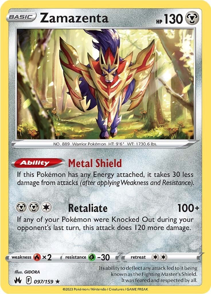 Zamazenta (097/159) [Sword & Shield: Crown Zenith] | Anubis Games and Hobby