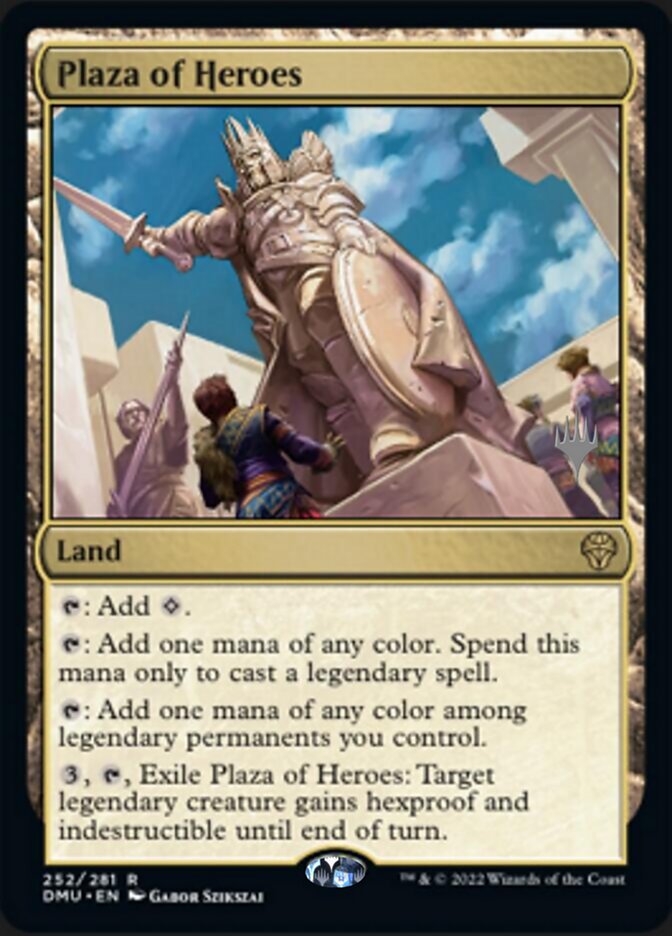 Plaza of Heroes (Promo Pack) [Dominaria United Promos] | Anubis Games and Hobby
