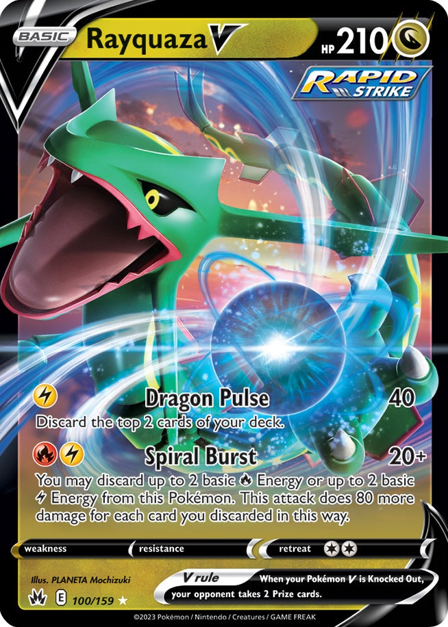 Rayquaza V 100/159 (Jumbo Card) [Sword & Shield: Evolving Skies] | Anubis Games and Hobby