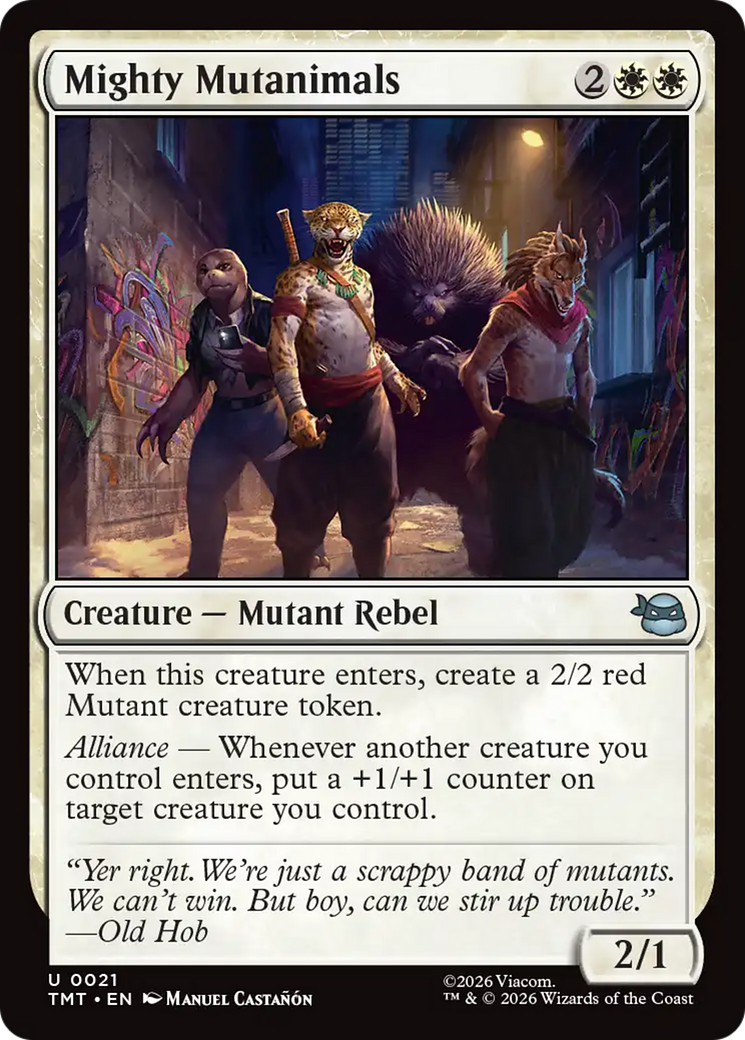 Mighty Mutanimals [Teenage Mutant Ninja Turtles] | Anubis Games and Hobby
