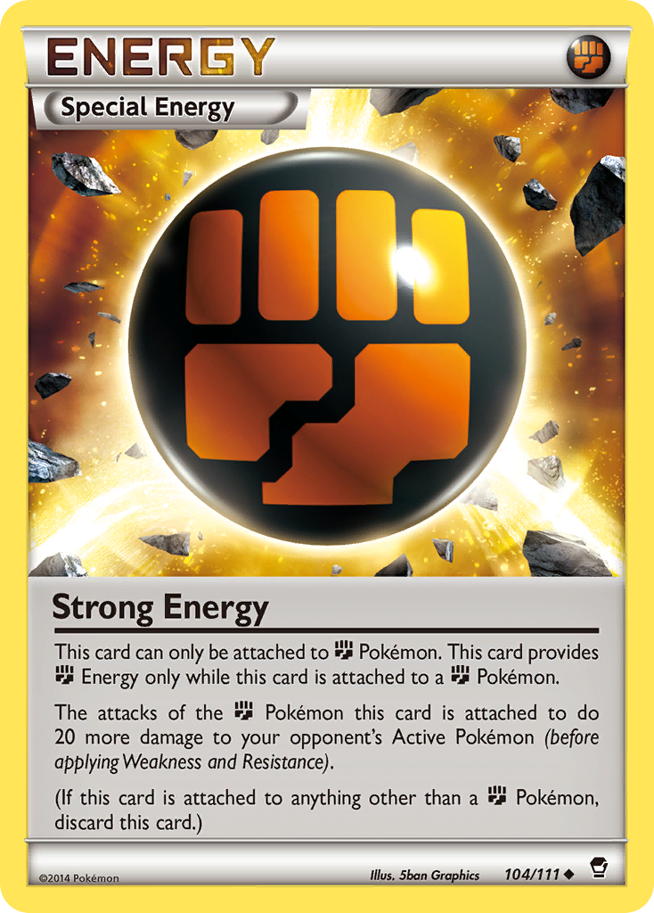 Strong Energy (104/111) [XY: Furious Fists] | Anubis Games and Hobby