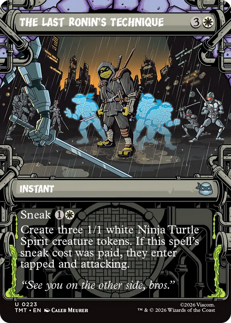 The Last Ronin's Technique (Showcase) [Teenage Mutant Ninja Turtles] | Anubis Games and Hobby