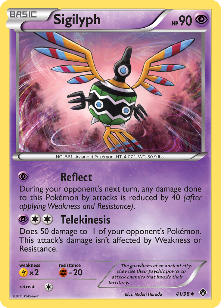 Sigilyph (41/98) [Black & White: Emerging Powers] | Anubis Games and Hobby