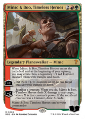 Minsc & Boo, Timeless Heroes (White Border) [Mystery Booster 2] | Anubis Games and Hobby