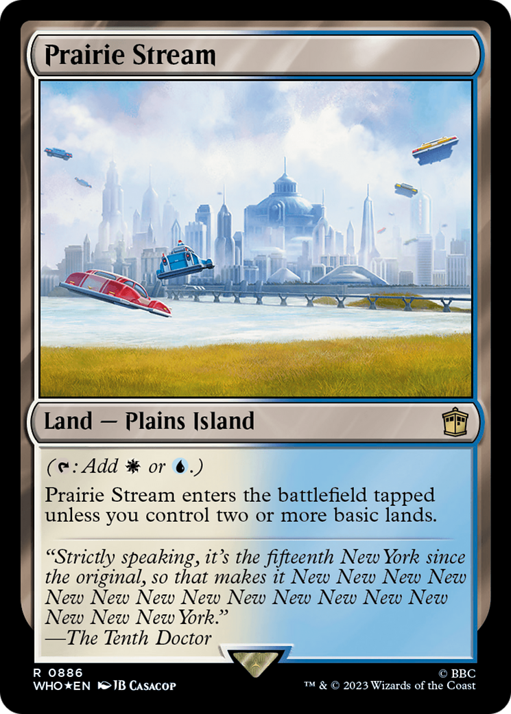 Prairie Stream (Surge Foil) [Doctor Who] | Anubis Games and Hobby