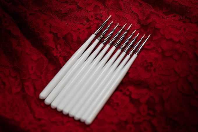 GhosTiny Ultra Fine 9pc Brush Set | Anubis Games and Hobby