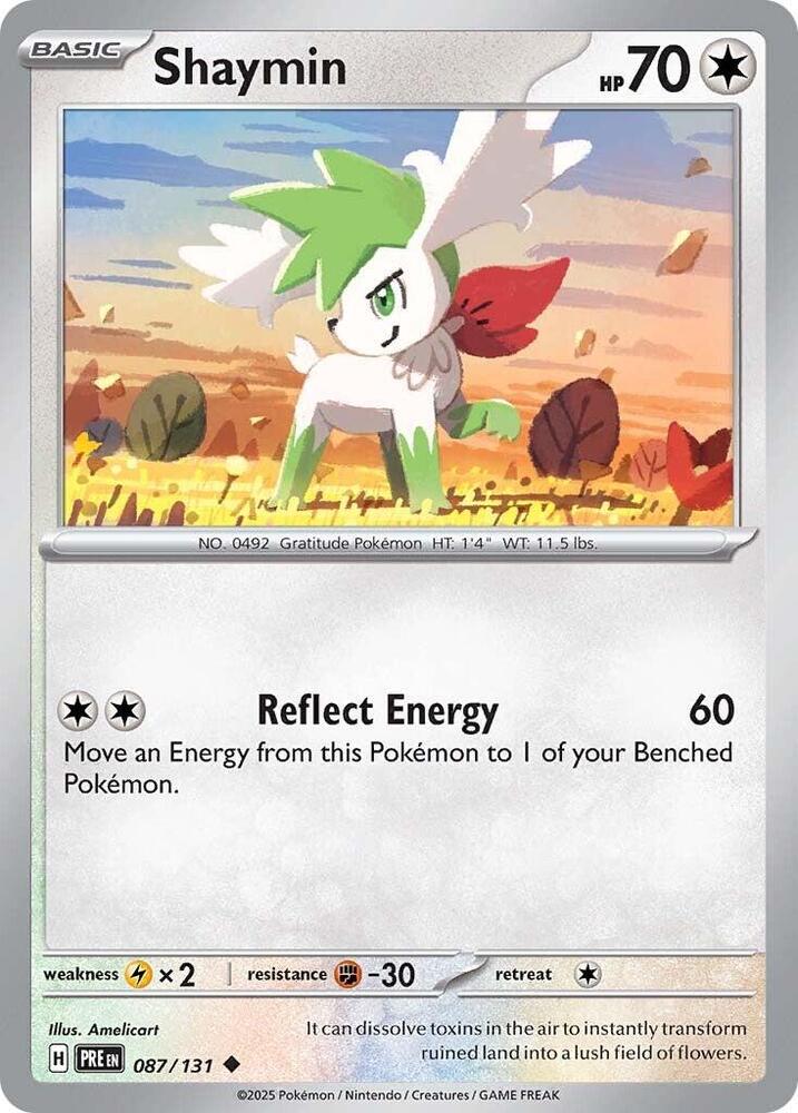 Shaymin (087/131) [Scarlet & Violet: Prismatic Evolutions] | Anubis Games and Hobby