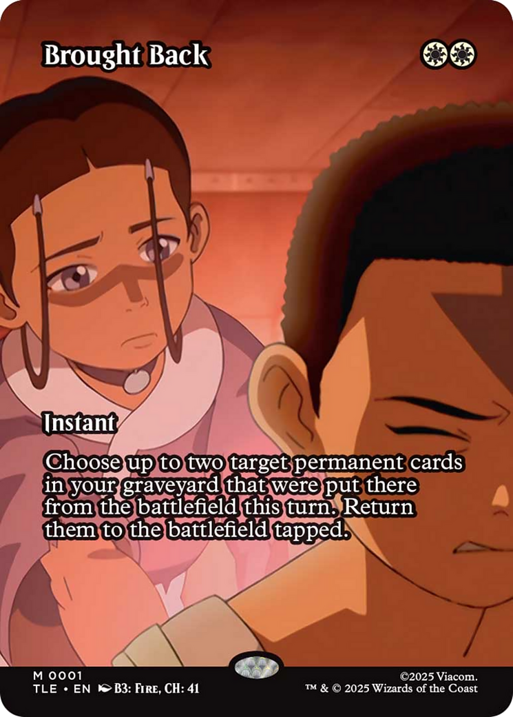 Brought Back (Borderless) [Avatar: The Last Airbender: Eternal-Legal] | Anubis Games and Hobby