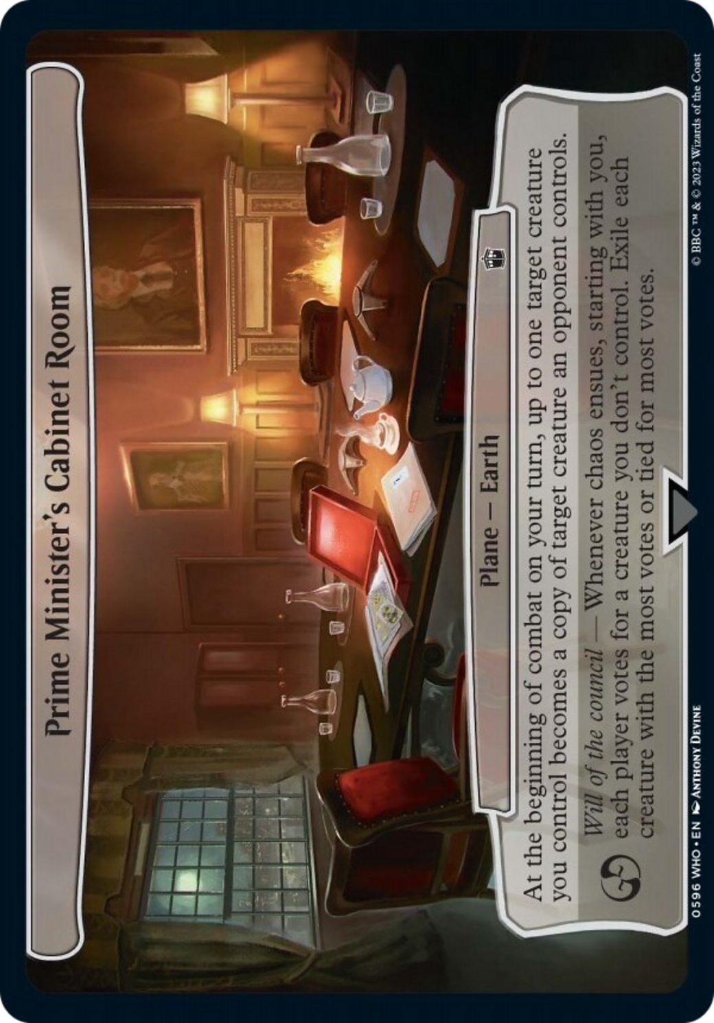 Prime Minister's Cabinet Room [Doctor Who] | Anubis Games and Hobby